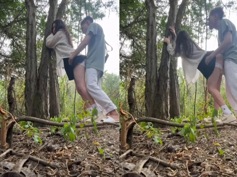 Mây mưa thổi kèn trong rừng cùng em gái xinh vừa sợ vừa phê